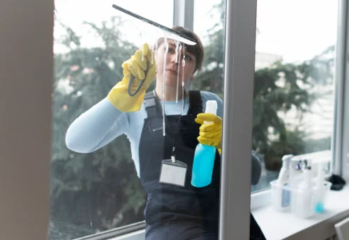 Nettoyage de vitres intérieures et extérieures à Belle-Église
